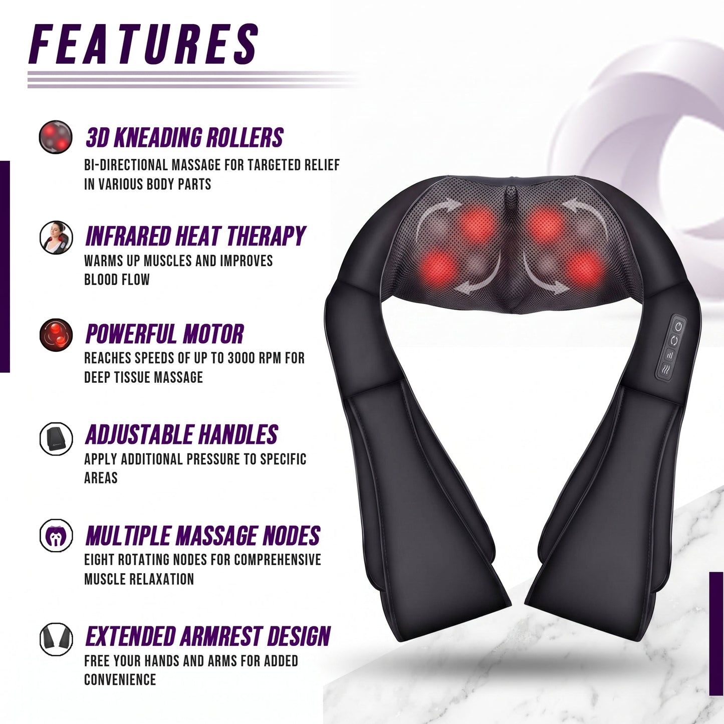 Neck and Shoulder Massager w/Heat